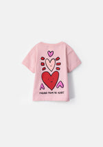 Cargar imagen en el visor de la galería, Camiseta Rosa Corazones
