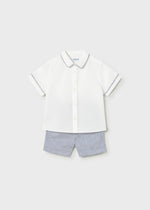 Cargar imagen en el visor de la galería, Conjunto Camisa Short Azul
