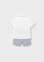 Cargar imagen en el visor de la galería, Conjunto Camisa Short Azul
