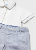 Cargar imagen en el visor de la galería, Conjunto Camisa Short Azul
