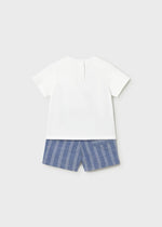 Cargar imagen en el visor de la galería, Conjunto Camiseta Carro Short Azul

