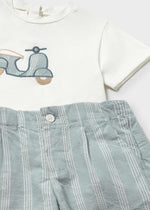 Cargar imagen en el visor de la galería, Conjunto Camiseta Moto Short Jade
