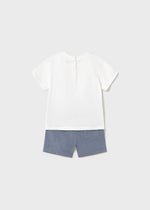Cargar imagen en el visor de la galería, Conjunto Camiseta Perrito Short Azul
