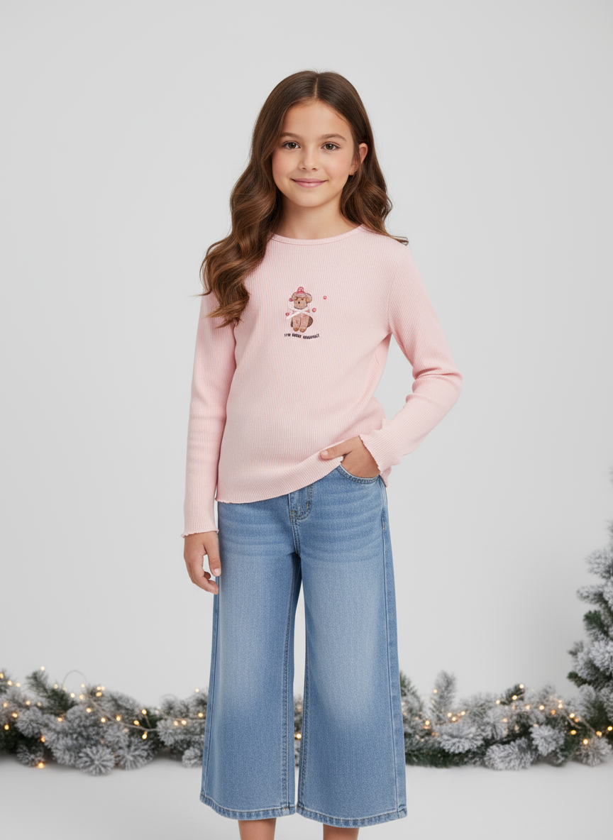 Camiseta Beige Perrito