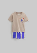 Cargar imagen en el visor de la galería, Conjunto Camiseta Short Rayas
