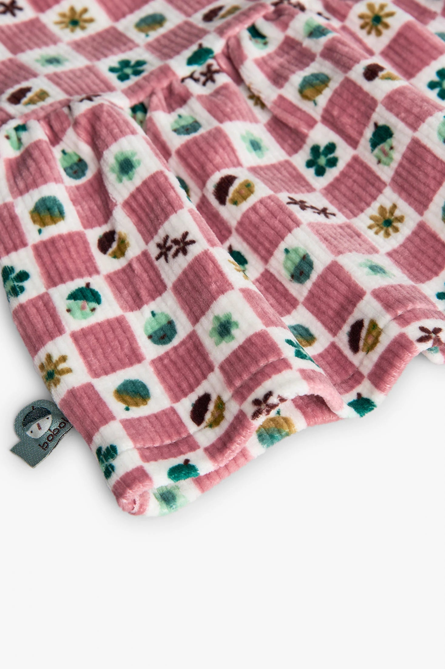 Vestido Cuadros Rosa Pana