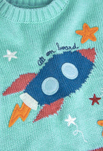 Cargar imagen en el visor de la galería, Conjunto Suéter Cohete Pantalón Mezclilla
