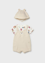 Cargar imagen en el visor de la galería, Bombacho Beige Ositos con Gorrito
