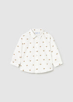 Cargar imagen en el visor de la galería, Conjunto Camisa Ositos Pantalón Camel
