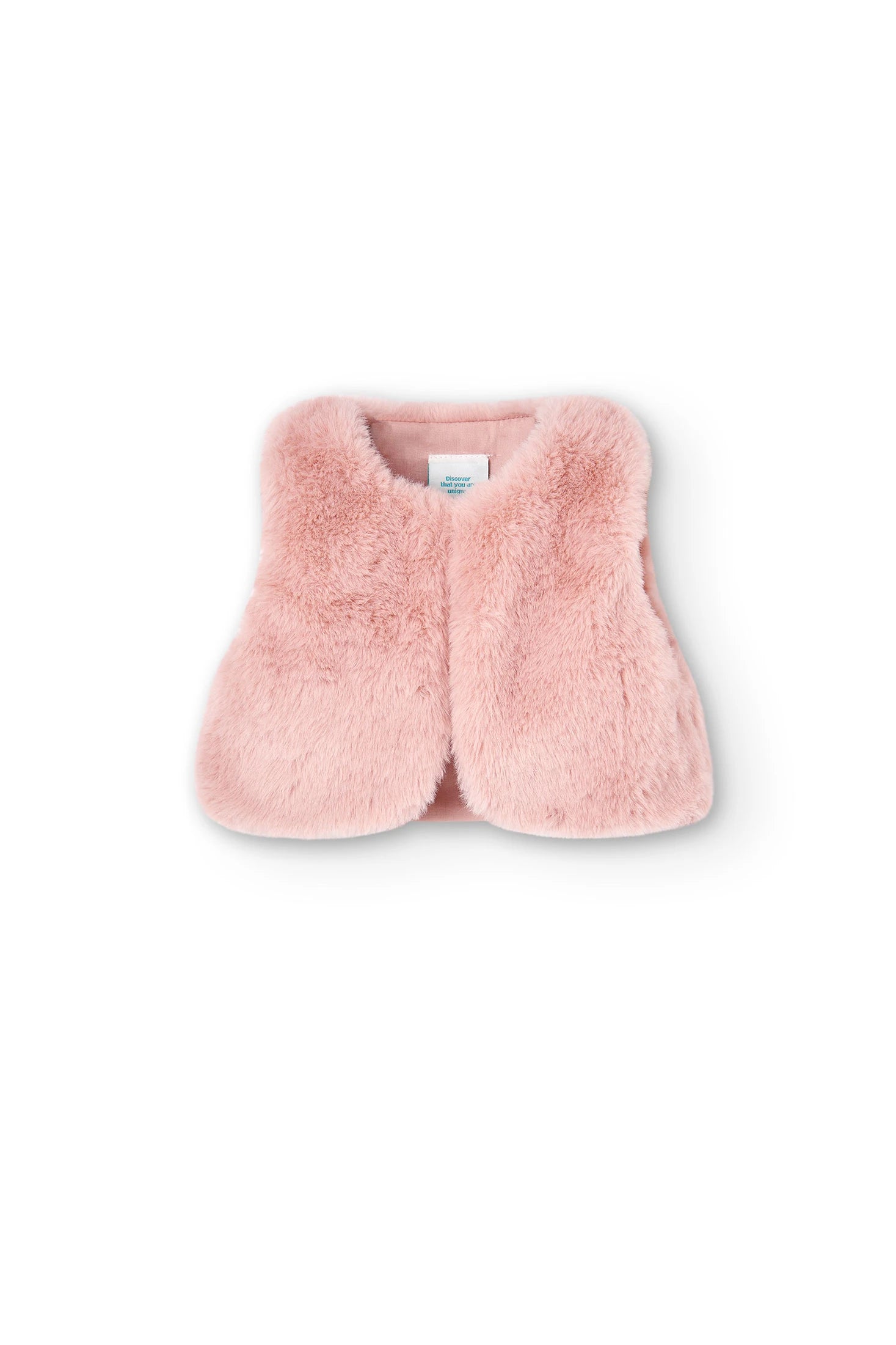 Chaleco Peluche Rosa