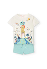 Cargar imagen en el visor de la galería, Conjunto Camiseta Bici Short Azul

