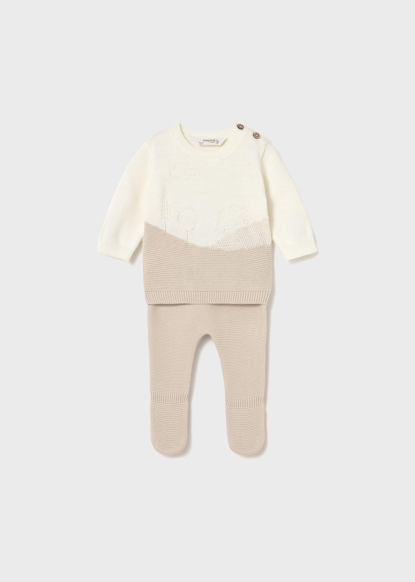 Conjunto Tejido Beige