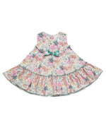 Cargar imagen en el visor de la galería, Vestido Flores Moño Cuadros
