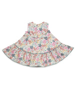 Cargar imagen en el visor de la galería, Vestido Flores Moño Cuadros
