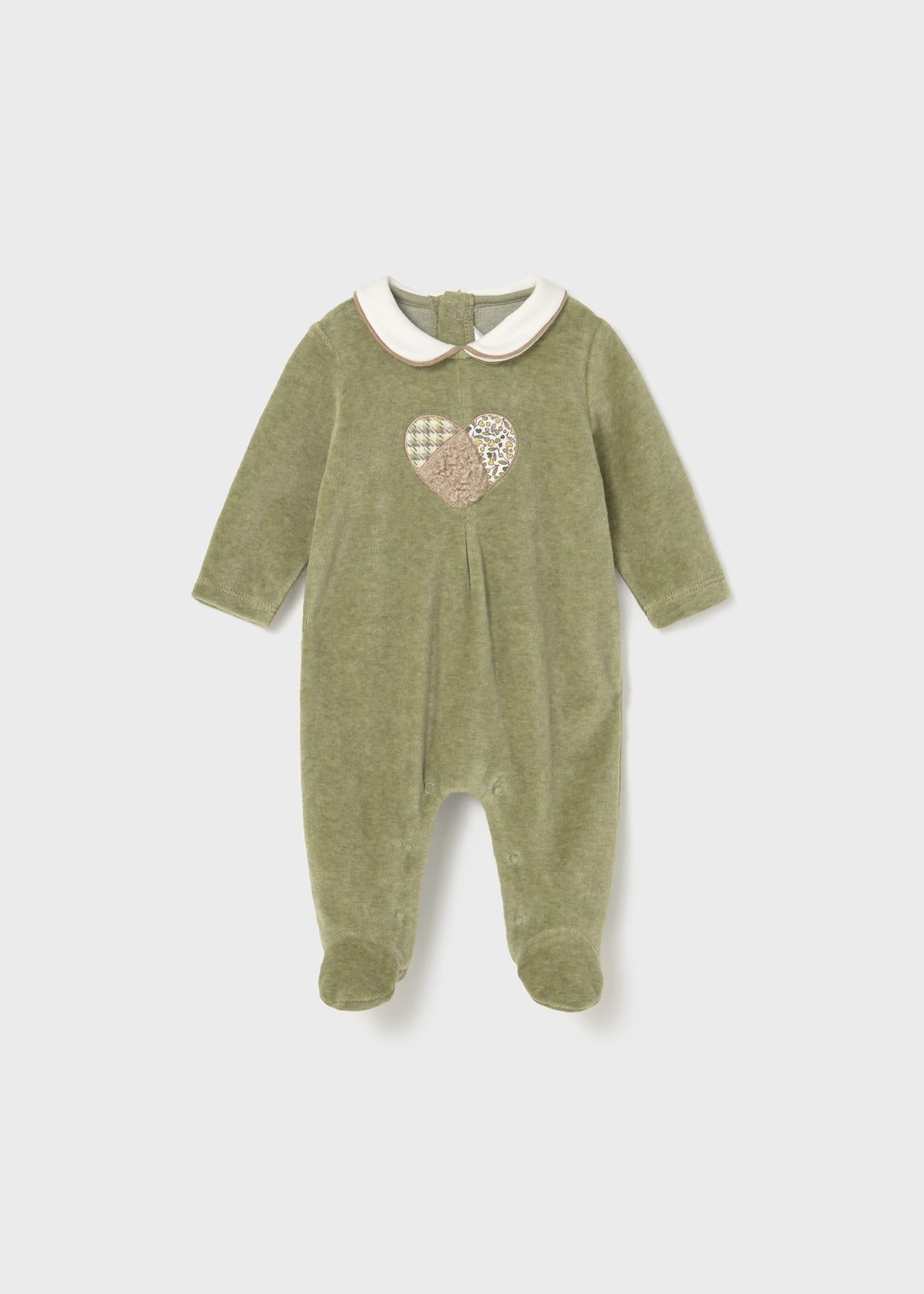 Mameluco Terciopelo Corazones