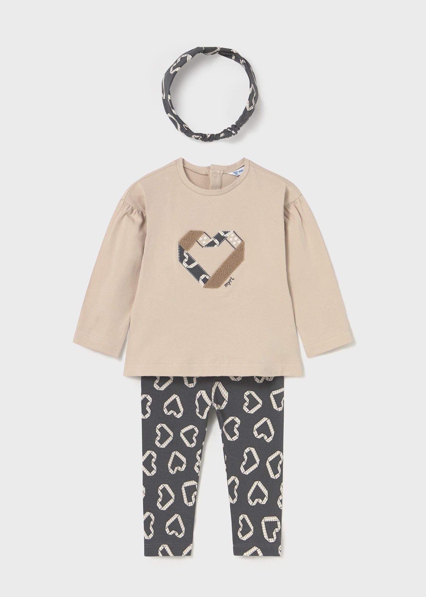 Conjunto Camiseta Leggings Grises