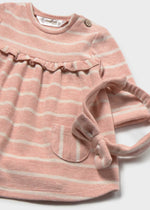 Cargar imagen en el visor de la galería, Vestido Rayas Rosa con Bandita
