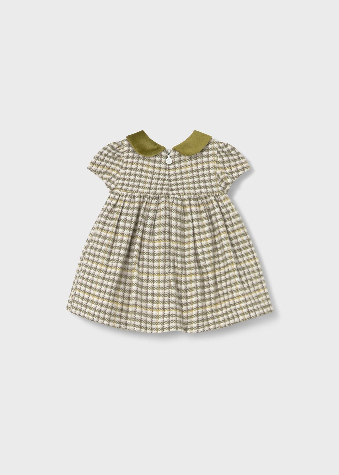 Vestido Cuadros Verde