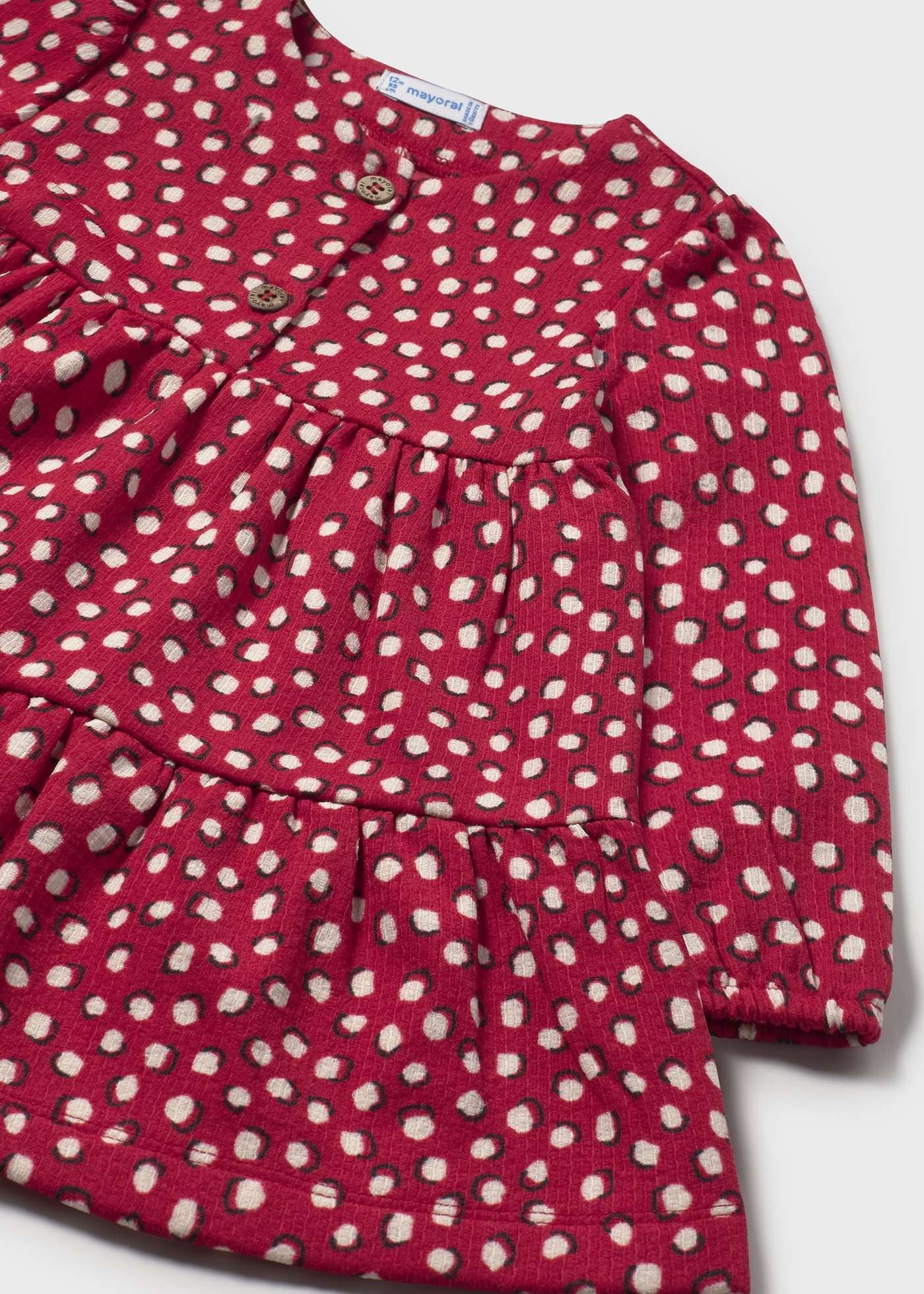 Vestido Rojo Lunares