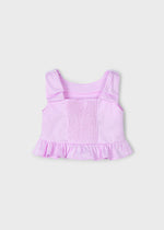 Cargar imagen en el visor de la galería, Conjunto Blusa Rosa Short Cerezas
