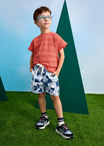 Cargar imagen en el visor de la galería, Conjunto Camiseta Veleros Short Estamadpo Azul
