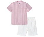 Cargar imagen en el visor de la galería, Conjunto Camisa Guayaba Short Nata
