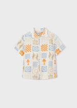 Cargar imagen en el visor de la galería, Camisa Estampada Peach
