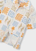 Cargar imagen en el visor de la galería, Camisa Estampada Peach
