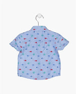 Cargar imagen en el visor de la galería, Conjunto Camisa Peces Short Mezclilla
