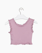 Cargar imagen en el visor de la galería, Conjunto Top Lila Short Flores
