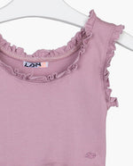 Cargar imagen en el visor de la galería, Conjunto Top Lila Short Flores
