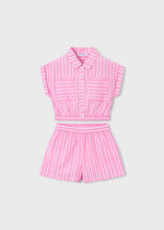 Cargar imagen en el visor de la galería, Conjunto Blusa y Short Rosa
