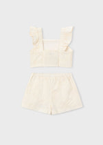 Cargar imagen en el visor de la galería, Conjunto Blusa y Short Natural
