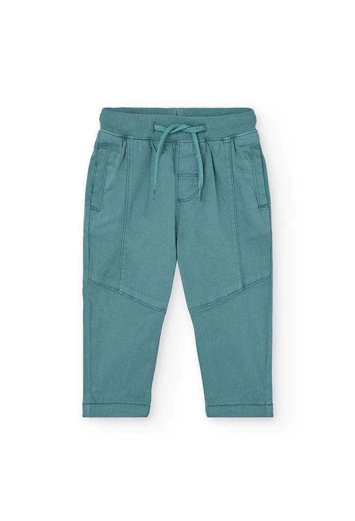 Conjunto Suéter Rayas Pantalón Verde
