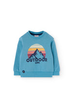 Cargar imagen en el visor de la galería, Conjunto Sudadera Azul Montaña Pantalón
