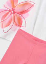 Cargar imagen en el visor de la galería, Conjunto Camiseta Flor Leggings Rosas
