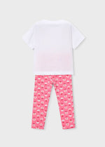 Cargar imagen en el visor de la galería, Conjunto Camiseta Leggings Rosas
