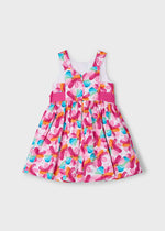 Cargar imagen en el visor de la galería, Vestido Rosa Flores Moño

