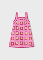 Cargar imagen en el visor de la galería, Vestido Crochet Rosa
