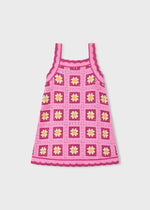 Cargar imagen en el visor de la galería, Vestido Crochet Rosa
