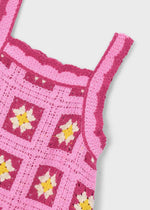 Cargar imagen en el visor de la galería, Vestido Crochet Rosa
