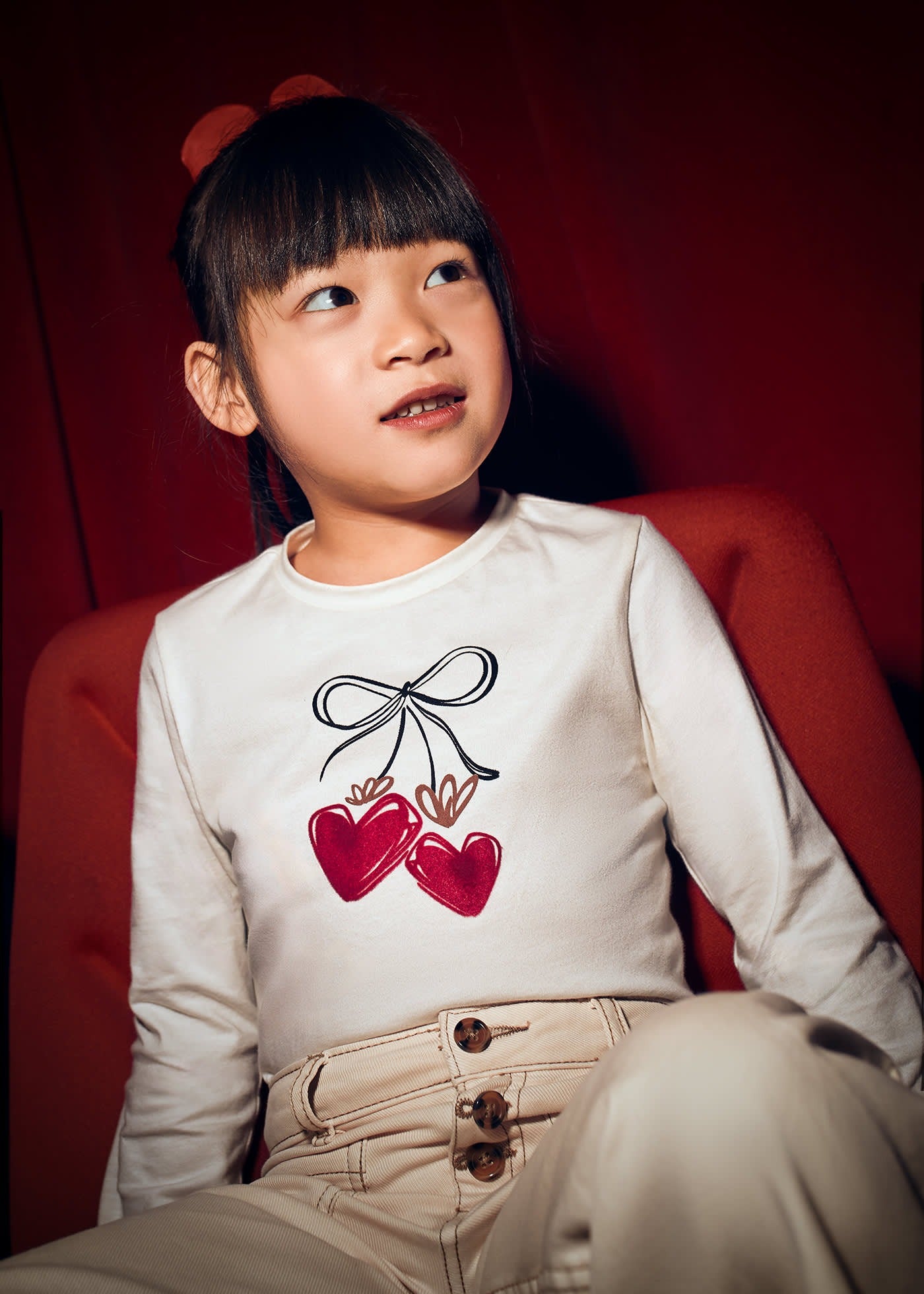 Camiseta Corazones con Scrunchie