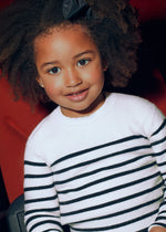 Cargar imagen en el visor de la galería, Conjunto Suéter Rayas Pantalón Ancho
