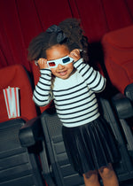 Cargar imagen en el visor de la galería, Conjunto Suéter Rayas Pantalón Ancho
