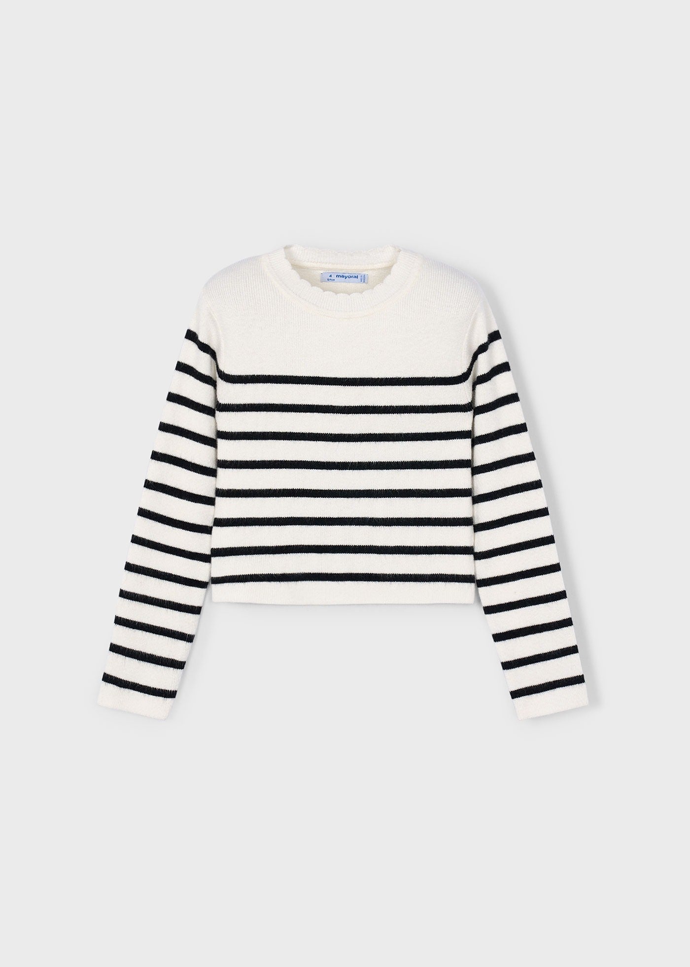 Conjunto Suéter Rayas Pantalón Ancho