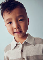 Cargar imagen en el visor de la galería, Suéter Tipo Polo Rayas
