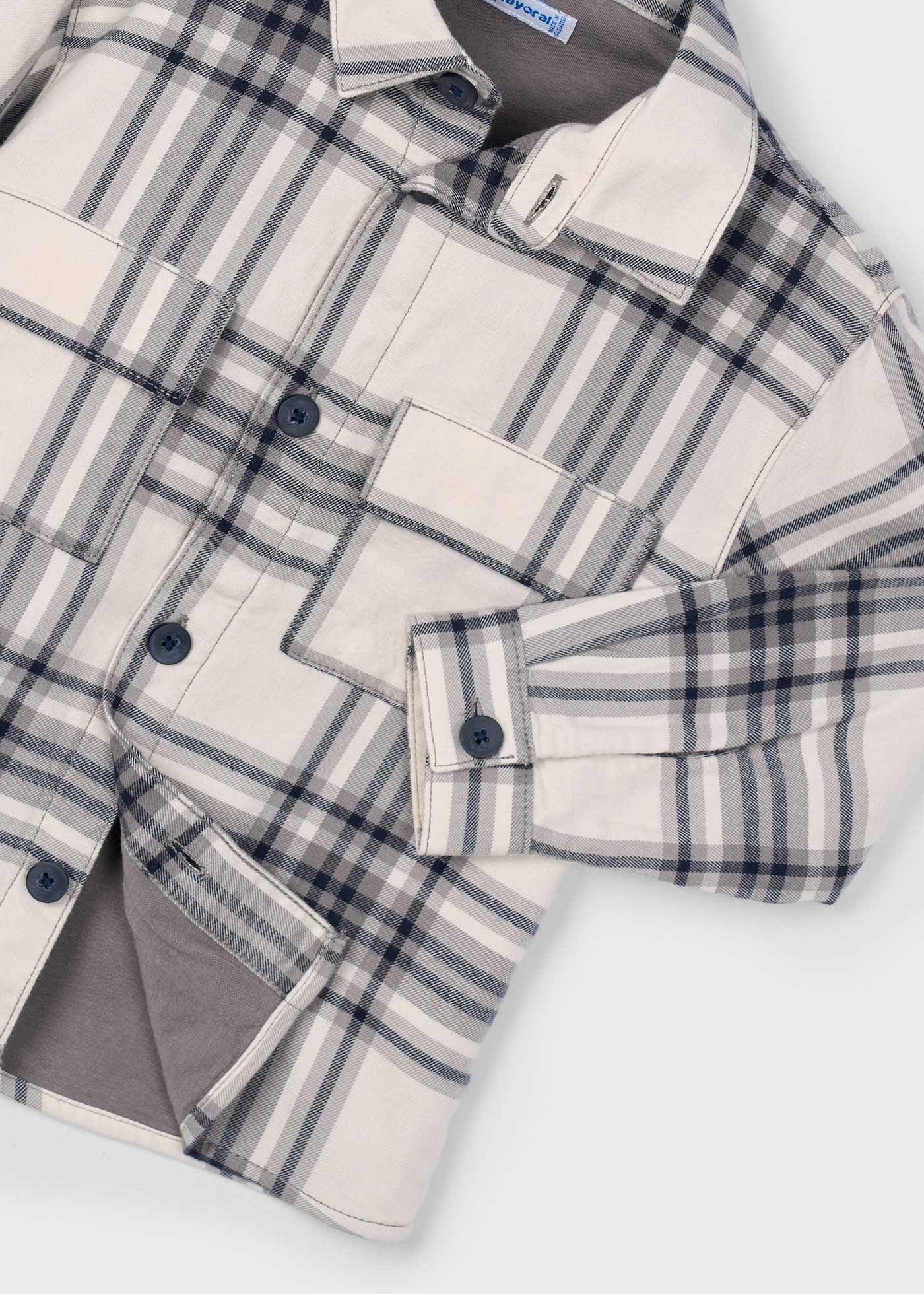 Conjunto Camisa Gris Camiseta Pantalón