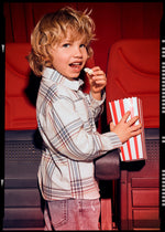 Cargar imagen en el visor de la galería, Camisa Cuadros Nata
