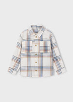 Cargar imagen en el visor de la galería, Camisa Cuadros Nata
