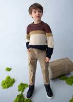 Cargar imagen en el visor de la galería, Suéter Rayas Vino
